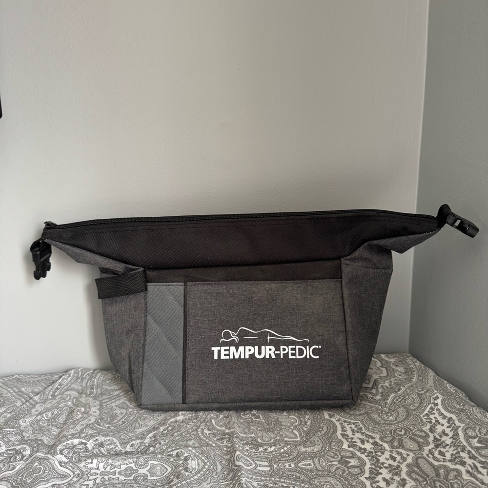 Black and Gray Cooler Bag